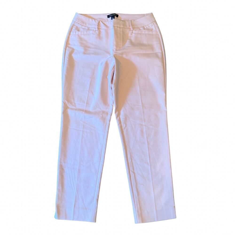 Roz & Ali Blush Pink Slim Dress Pants - Size 2 / 774O